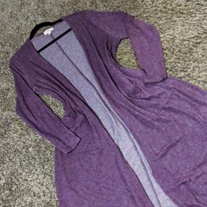 Purple LuLaRoe Sarah Cardigan